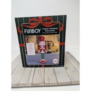 Funboy Classic Inflatable Nutcracker Large 3.5 ft Indoor Outdoor Holiday Decor